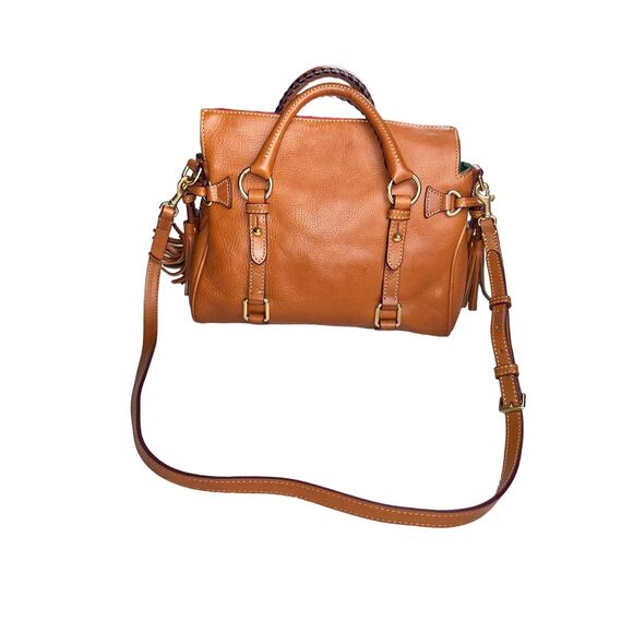 Dooney and Bourke brown Florentine Bristol Satchel - Picture 3 of 12